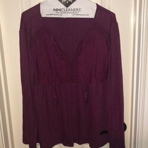 Long sleeve blouse
